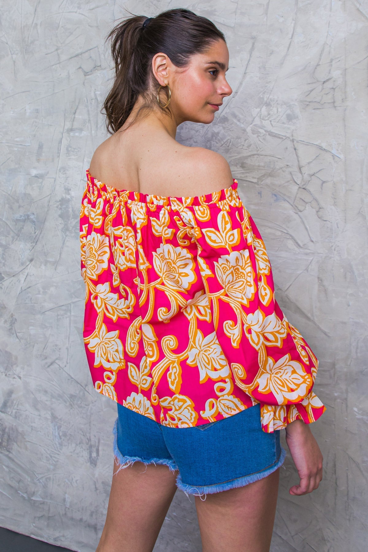 MEANT TO SHINE POPLIN TOP Flying Tomato